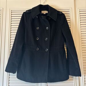 Michael by Michael Kors black peacoat size M